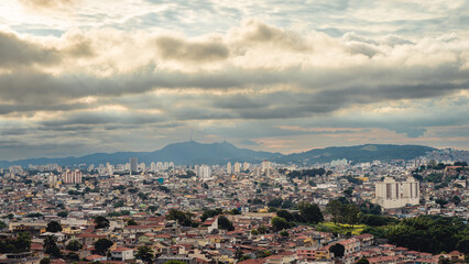 overview of the city of Sao Paulo Brazil.