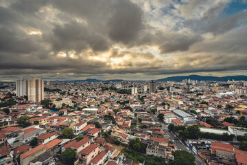 Fototapeta na wymiar overview of the city of Sao Paulo Brazil.