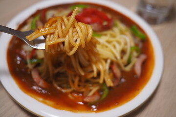 出来立て美味しいあんかけパスタ