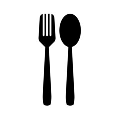 vector eps 10 spoon and fork