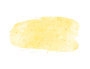 Watercolor icon of sand and stones. Hand-drawn illustration isolated on the white background.