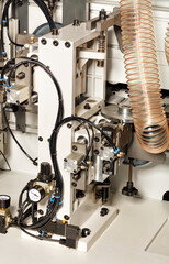Working pneumatic electronic unit of a woodworking machine.