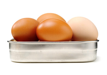 egg on a white background