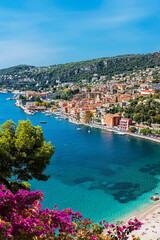 Villefranche-Sur-Mer village next to Nice on the French Riviera