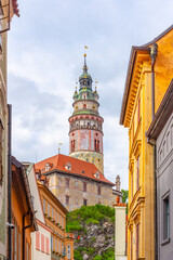 Castle Tower in Cesky Krumlov