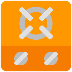 stove flat icon
