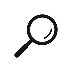 magnifying glass icon for website,  presentation