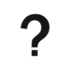 Question mark icon for website, presentation