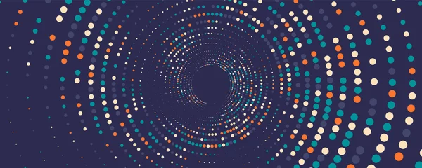 Gordijnen Abstract Abstract design retro style with stripes element background rounded 1970 Vector illustration  © bramantya