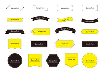 シンプルでフラットな見出しのあしらい