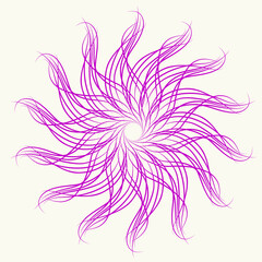 Vector frame of flowers. Vintage floral elements Isolated botanical illustration for a postcard.