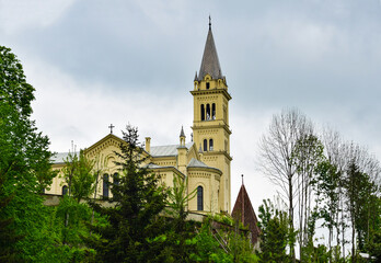 Fototapeta na wymiar The Catholic Church in the city of Sighisoara 58
