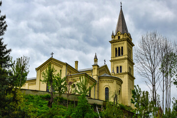 Fototapeta na wymiar The Catholic Church in the city of Sighisoara 53