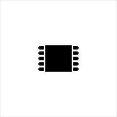 microchip icon vector illustration symbol