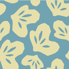 Spring summer botanical seamless pattern