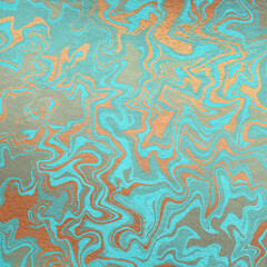 Fototapeta premium Blue and bronze artistic leather. Scrapbook background design