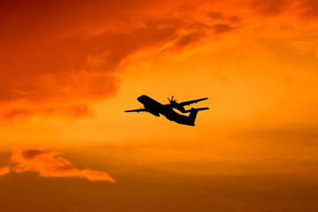 aircraft in flight