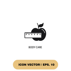 body care icons  symbol vector elements for infographic web