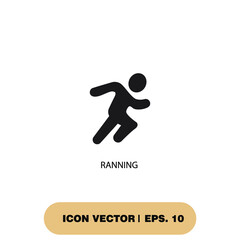 running icons  symbol vector elements for infographic web