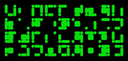 Brutalist Art Inspired Vector Pattern Graphics Made With Bold Abstract Geometric Shapes