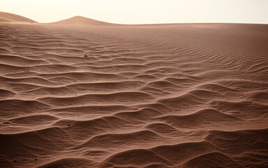 Sand formations in the desert