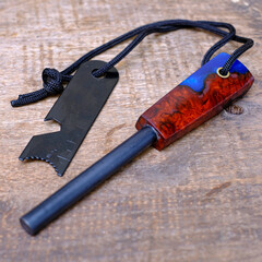 Fire Steel Magnesium Flint Starter Firesteel for Outdoor