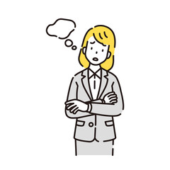 人物イラスト　線画