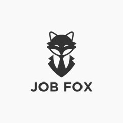 job wolf logo or animal logo