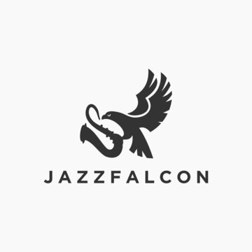eagle music logo or animal logo