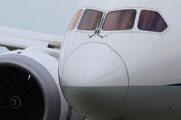 airplane in the airport