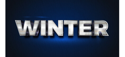 The seasons of the year in silver text in high relief on a blue background