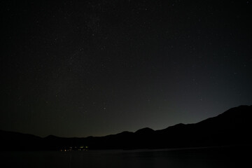 Naklejka premium night sky with stars