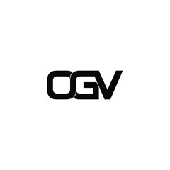ogv letter original monogram logo design