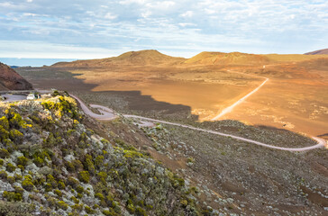 Route du volcan, Piton de la Fournaise, Île de la Réunion 