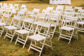 chairs in the garden