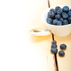 fresh blueberry bowl