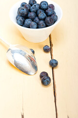fresh blueberry bowl