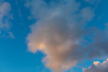 Suburban federation house in Sydney at sunset NSW Australia 