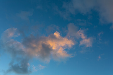 Suburban federation house in Sydney at sunset NSW Australia 