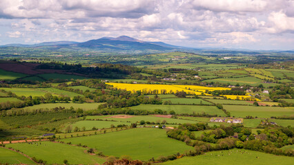 View to Blackstairs Mountains