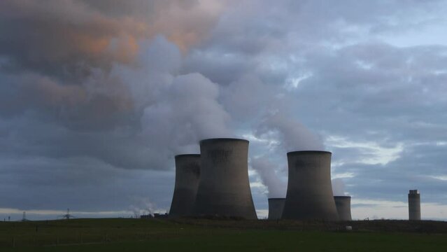 Didcot A Power Station time lapse Pro Res 4:2:2