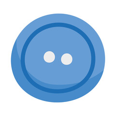 blue button icon