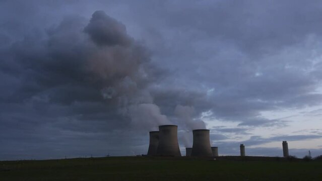 Didcot A Power Station time lapse Pro Res 4:2:2