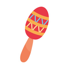 colorful maraca icon