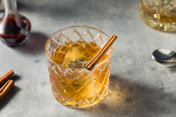 Boozy Cold Cinnamon Old Fashioned