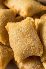 Homemade Microwaved Frozen Pizza Rolls