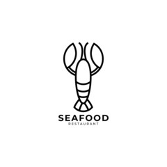 Seafood logo design restaurant fresh crab and shrimp logo for label product and seafood shop