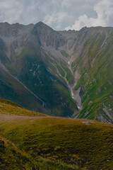 Georgian mountains in the summer