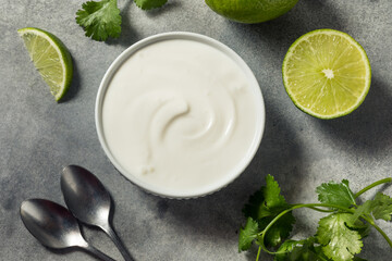 Homemade Creamy Mexican Crema Dip
