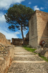 Castle Castell de Xativa,Xativa,Province Valencia,Spain,Europe
